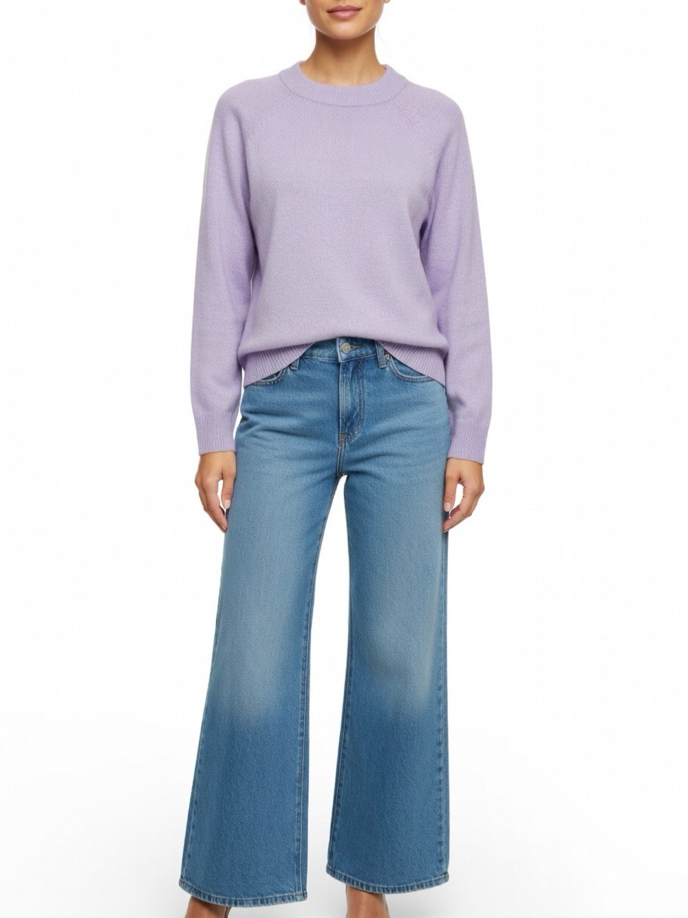 NWT Vince Camuto Soft Lilac Crewneck Sweater